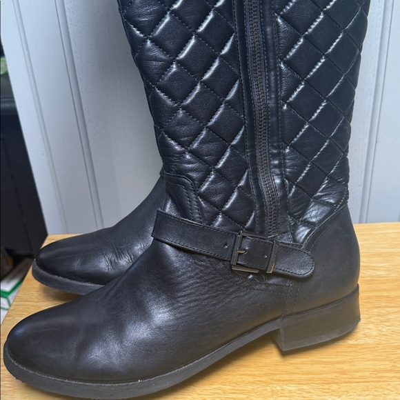 Arturo Chiang Black Quilted Fusco Boots /Size 9.5 - Picture 16 of 17